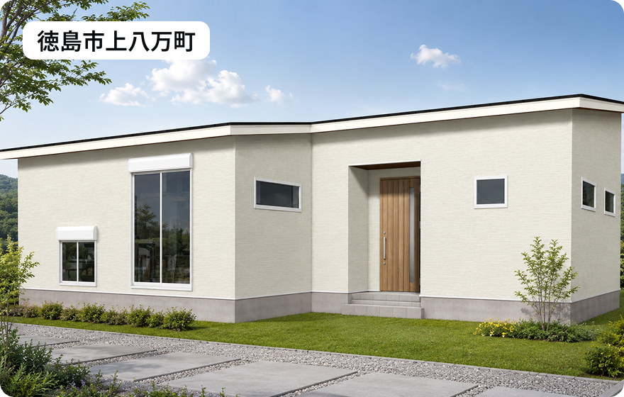徳島市上八万町